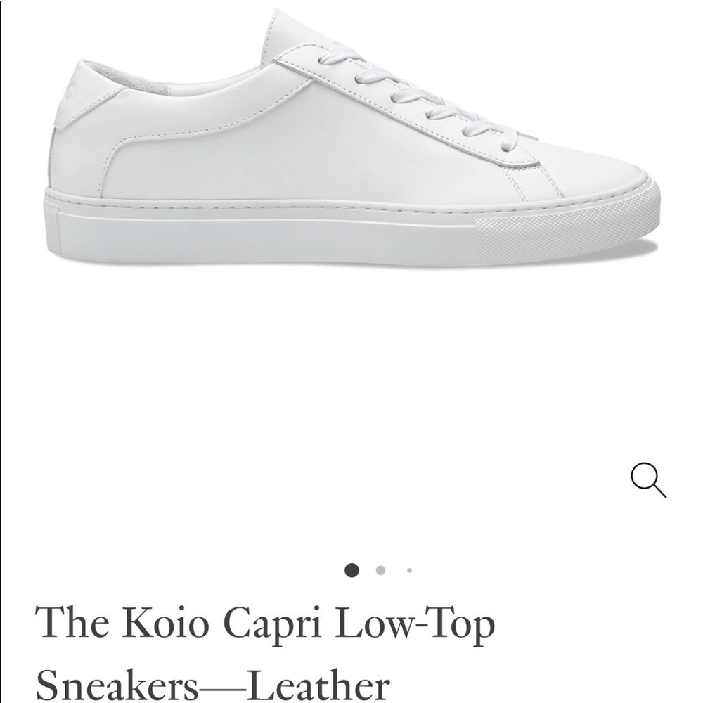 Brand new MM Lafleur white leather shoes